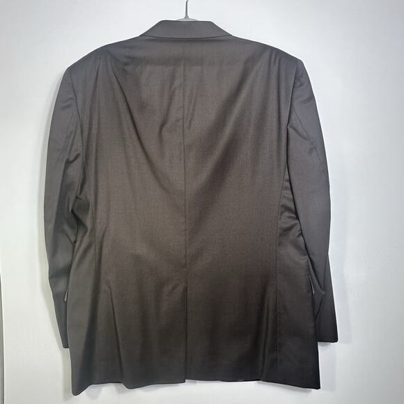 Jos A Bank Signature Collection Brown Wool Blazer 43R 3-Button Sport Coat - Picture 5 of 8